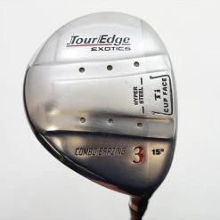Tour Edge Exotics 15 Degree 3 Fairway Wood Regular Flex Fujikura Graphite 818016