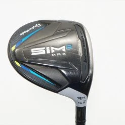 Taylormade Sim 2 Max 16.5° 3Hl Fairway Wood Stiff Flex Matrix Ozik 1040375 Good