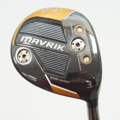 Callaway Mavrik Sub Zero 15° 3 Fairway Wood Stiff Evenflow Riptide 1050477 Good
