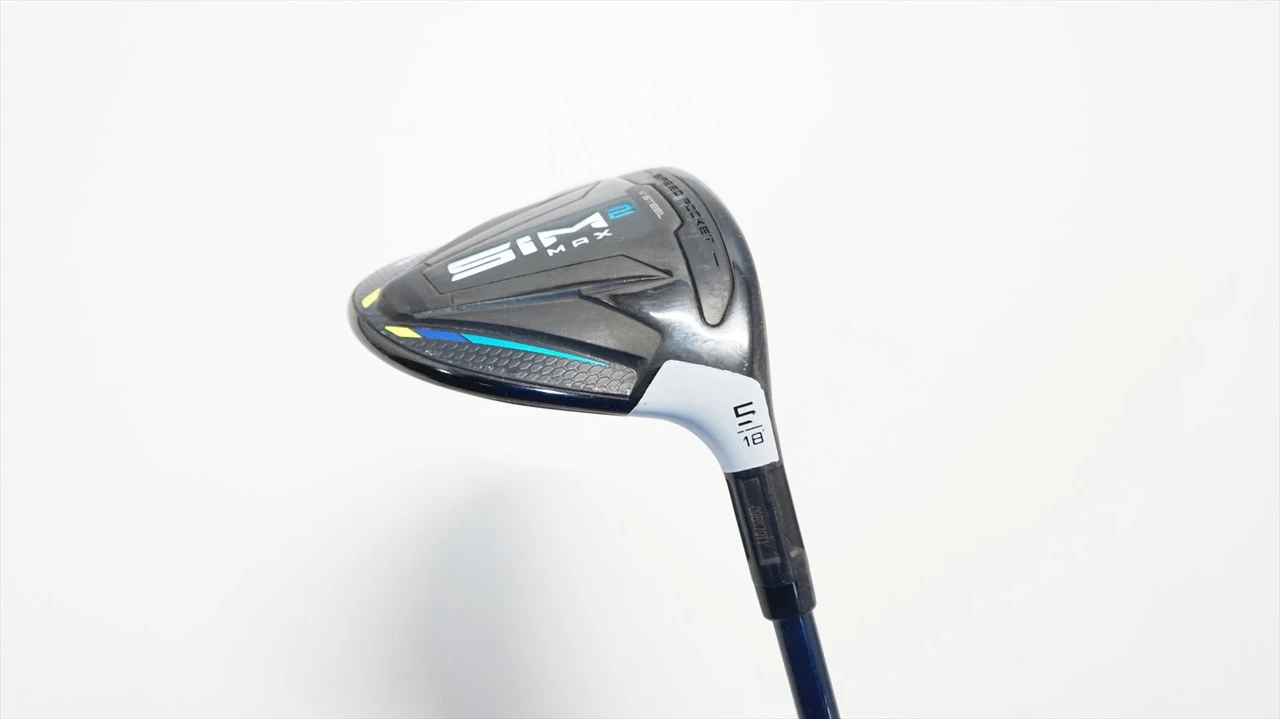 Taylormade Sim 2 Max 18° 5 Fairway Wood Senior Flex Ventus 1051517 Good 2 Taylormade Sim 2 Max 18° 5 Fairway Wood Senior Flex Ventus 1051517 Good - Image 2