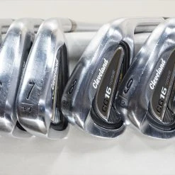 Cleveland Cg16 Tour Satin Chrome Iron Set 4-Pw Stiff Dynamic Gold Steel Good