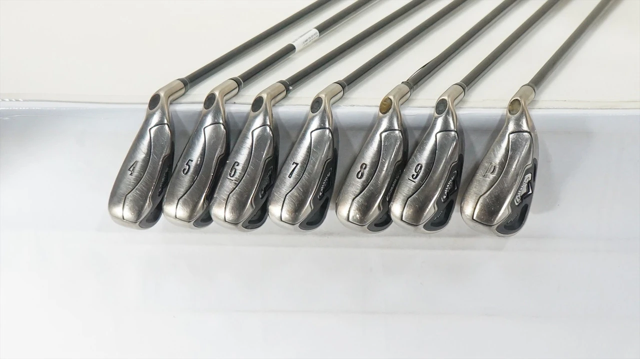 Callaway Fusion Wide Sole Iron Set 4-Pw Stiff Flex Graphite 1053391 Good 1 Callaway Fusion Wide Sole Iron Set 4-Pw Stiff Flex Graphite 1053391 Good