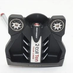 Odyssey 2-Ball Ten Red Tour Lined 35" Putter Excellent Rh 1053855