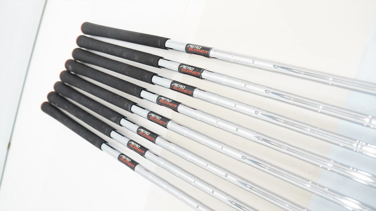 Taylormade Aeroburner Iron Set 4-Pw, Aw Stiff Flex Steel 1055680 Good 2 Taylormade Aeroburner Iron Set 4-Pw, Aw Stiff Flex Steel 1055680 Good - Image 2
