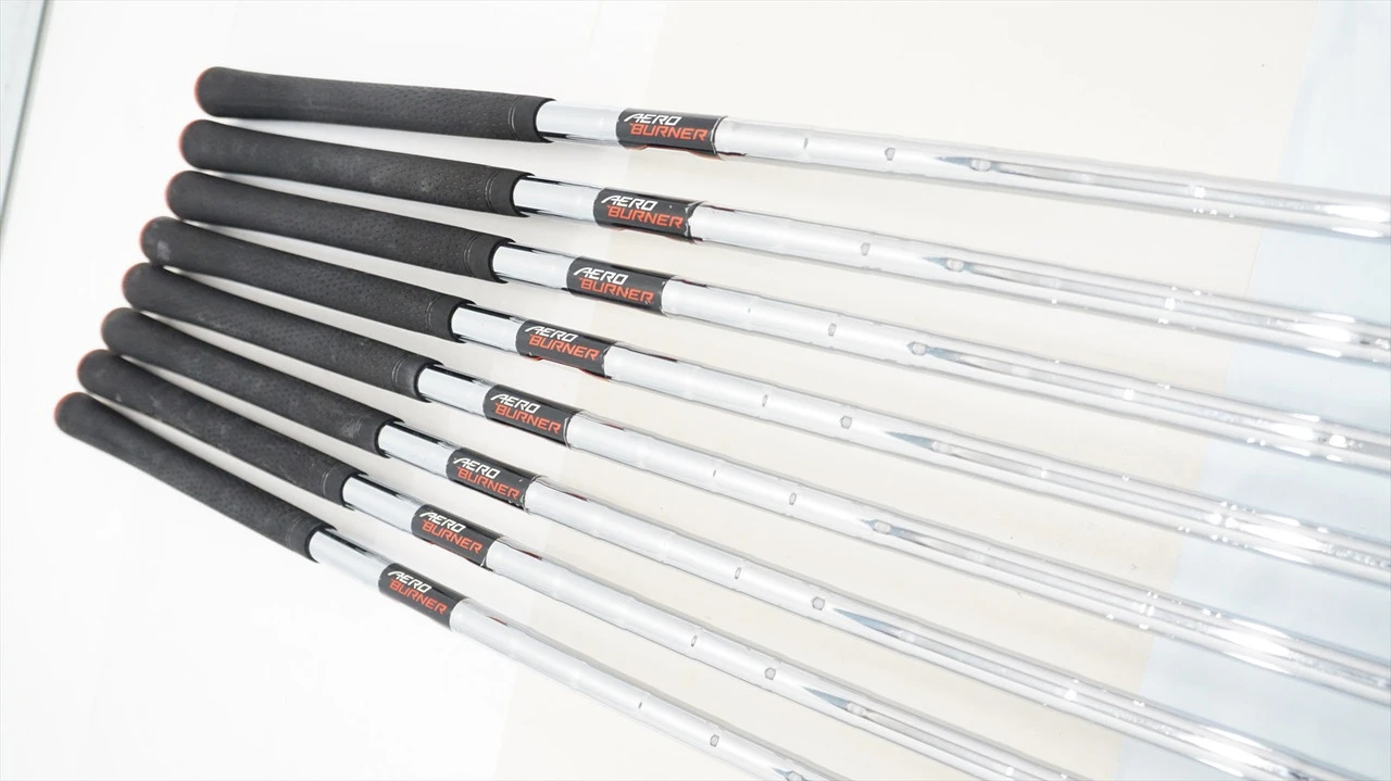 Taylormade Aeroburner Iron Set 4-Pw, Aw Stiff Flex Steel 1055680 Good 3 Taylormade Aeroburner Iron Set 4-Pw, Aw Stiff Flex Steel 1055680 Good - Image 3