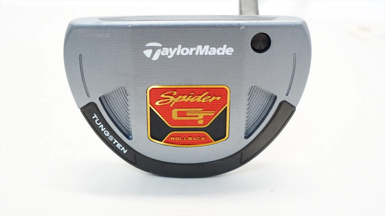 Taylormade Spider Gt Rollback Silver 35" Putter Good W/ HC 1 Taylormade Spider Gt Rollback Silver 35" Putter Good W/ HC