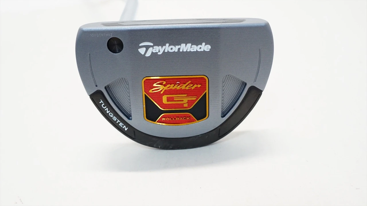 Taylormade Spider Gt Rollback Silver Single Bend 33" Putter Good Left Hand Lh W/ HC 1 Taylormade Spider Gt Rollback Silver Single Bend 33" Putter Good Left Hand Lh W/ HC
