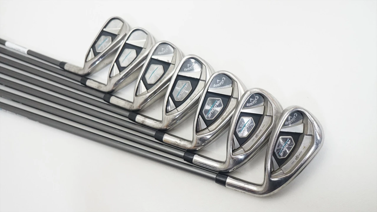 Callaway Rogue X Iron Set 5-Pw, Aw Regular Flex Synergy 60 Graphite 1057725 Good 4 Callaway Rogue X Iron Set 5-Pw, Aw Regular Flex Synergy 60 Graphite 1057725 Good - Image 4