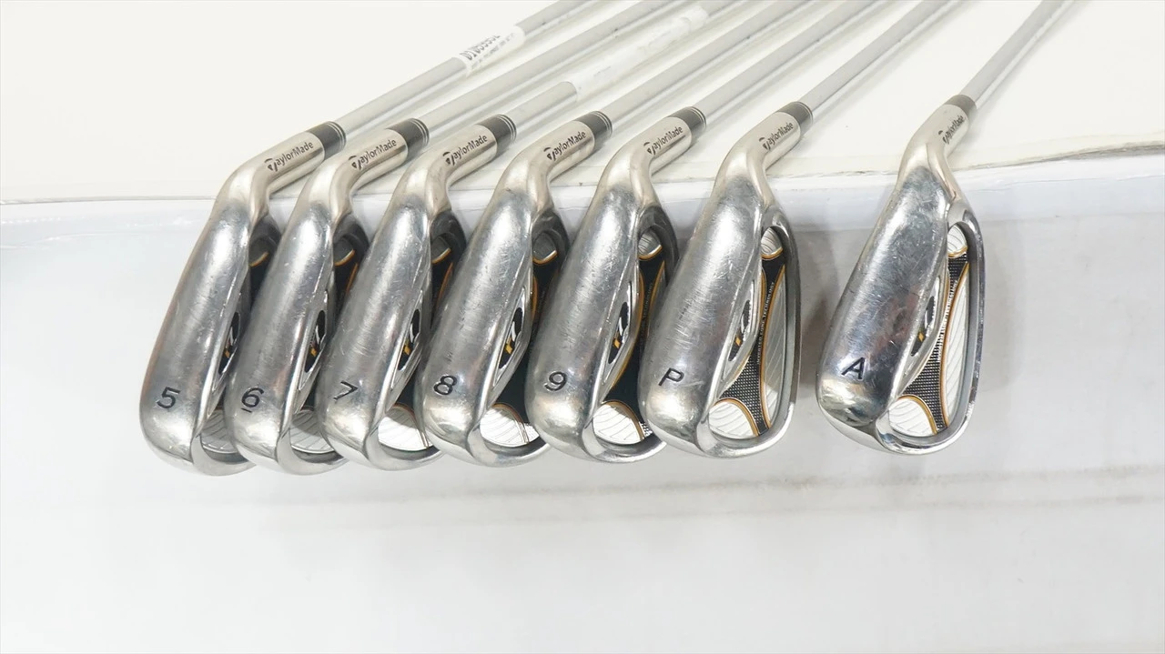 Taylormade R7 Iron Set 5-Pw, Aw Stiff Flex T-Step 90 Steel 1059952 Good 1 Taylormade R7 Iron Set 5-Pw, Aw Stiff Flex T-Step 90 Steel 1059952 Good