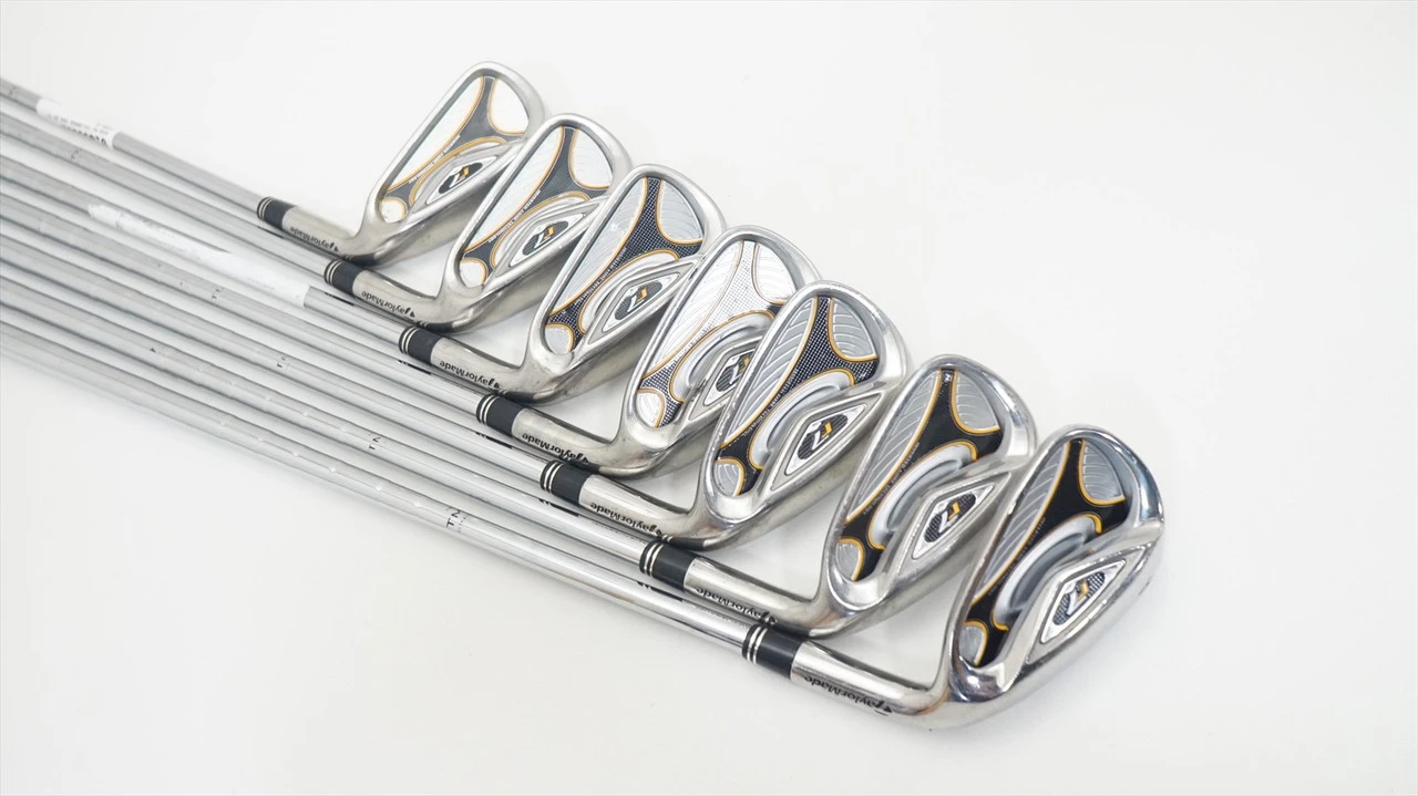 Taylormade R7 Iron Set 5-Pw, Aw Stiff Flex T-Step 90 Steel 1059952 Good 4 Taylormade R7 Iron Set 5-Pw, Aw Stiff Flex T-Step 90 Steel 1059952 Good - Image 4