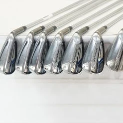 Taylormade Speedblade Iron Set 5-Pw, Aw Stiff Flex Fst Steel 1063381 Good