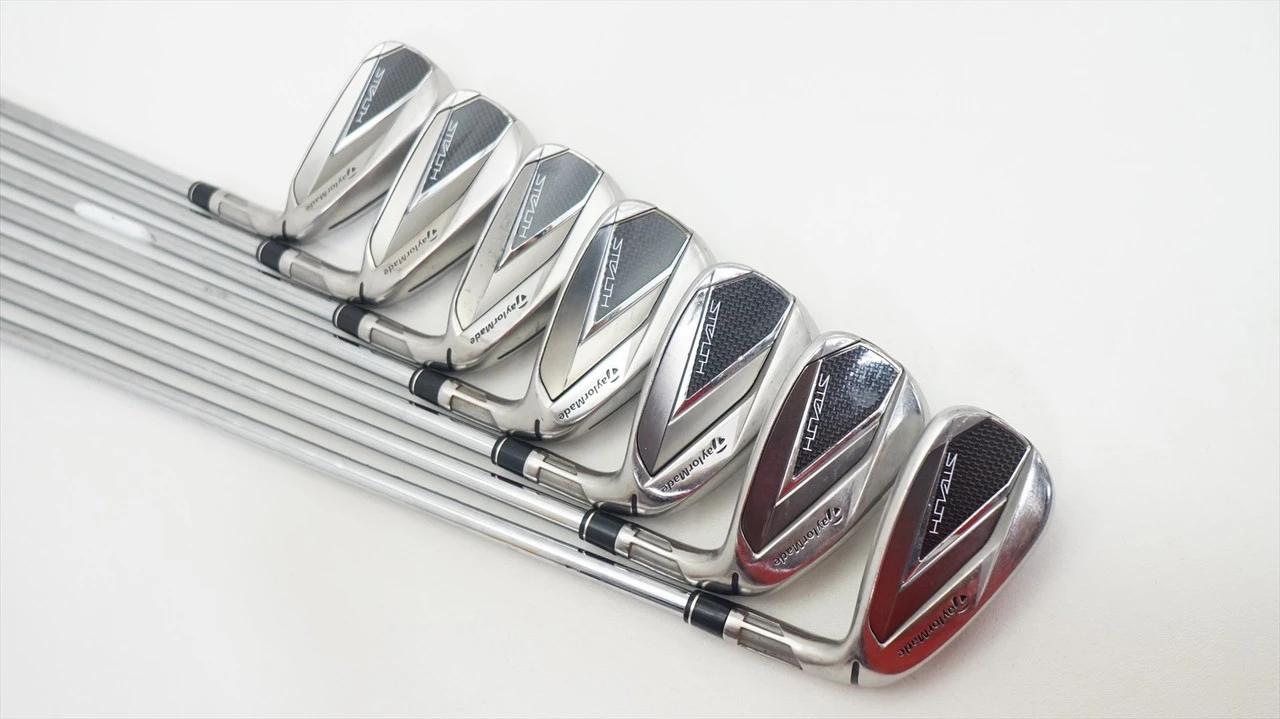 Taylormade Stealth Iron Set 5-Pw, Aw Stiff Kbs Max Mt 85 Plus 1.25" 1063925 Good 4 Taylormade Stealth Iron Set 5-Pw, Aw Stiff Kbs Max Mt 85 Plus 1.25" 1063925 Good - Image 4