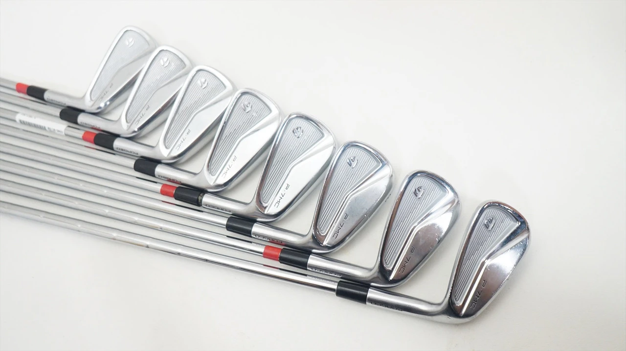 Taylormade P7Mc Iron Set 3-Pw Stiff Flex Kbs Tour 120 Steel 1064685 Good 4 Taylormade P7Mc Iron Set 3-Pw Stiff Flex Kbs Tour 120 Steel 1064685 Good - Image 4