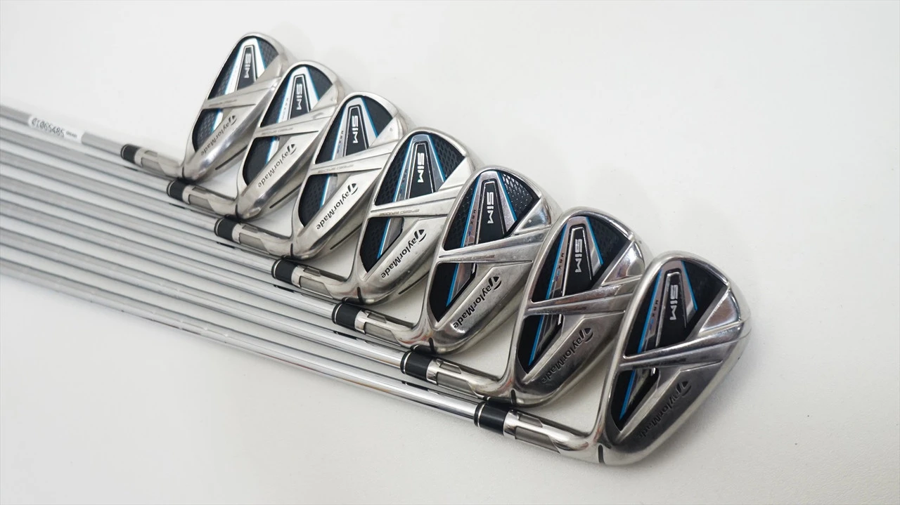 Taylormade Sim Max Os Iron Set 5-Pw, Aw Stiff Flex Kbs Max 85 Steel 1065485 Good 4 Taylormade Sim Max Os Iron Set 5-Pw, Aw Stiff Flex Kbs Max 85 Steel 1065485 Good - Image 4